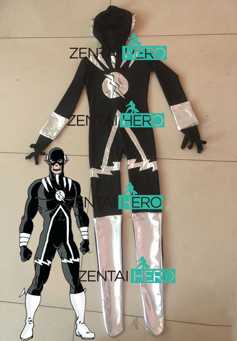 Black Lantern Reverse Flash Superhero Costume